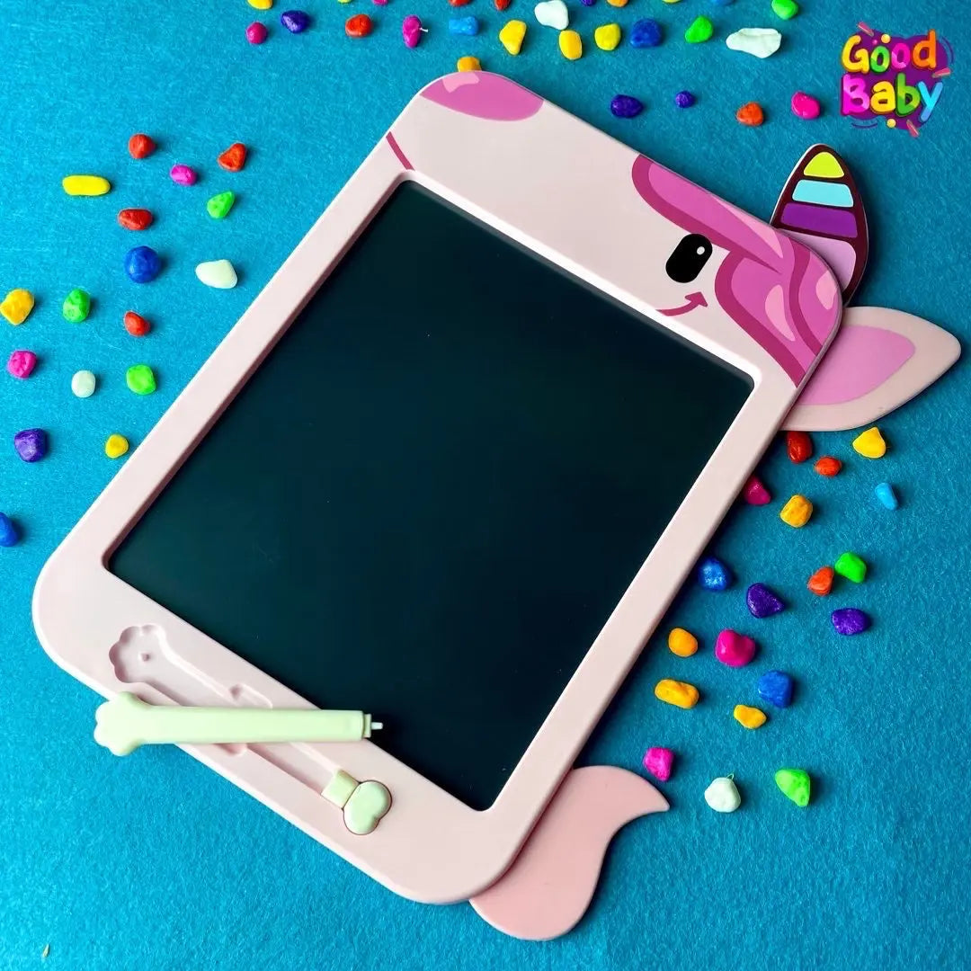 Kids digital sketch pad for drawing and learning – LCD board by ToysWalaPK