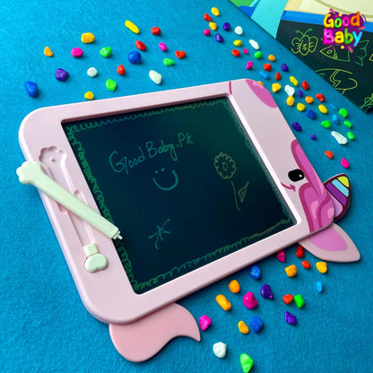 Kids reusable digital writing pad with stylus – creative learning toy Pakistan