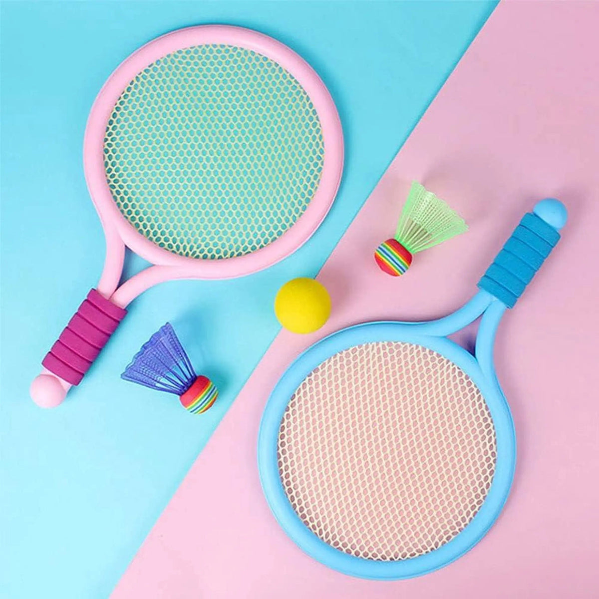 Kids soft tennis badminton racket set for children outdoor sports toy Pakistan