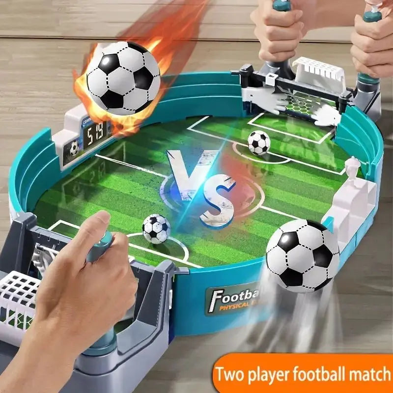 Kids tabletop football game with smooth surface