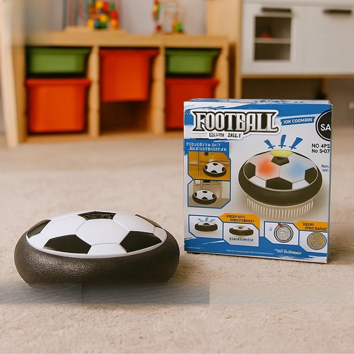 “LED Hover Soccer Ball for Kids Indoor Play – ToysWalaPK”