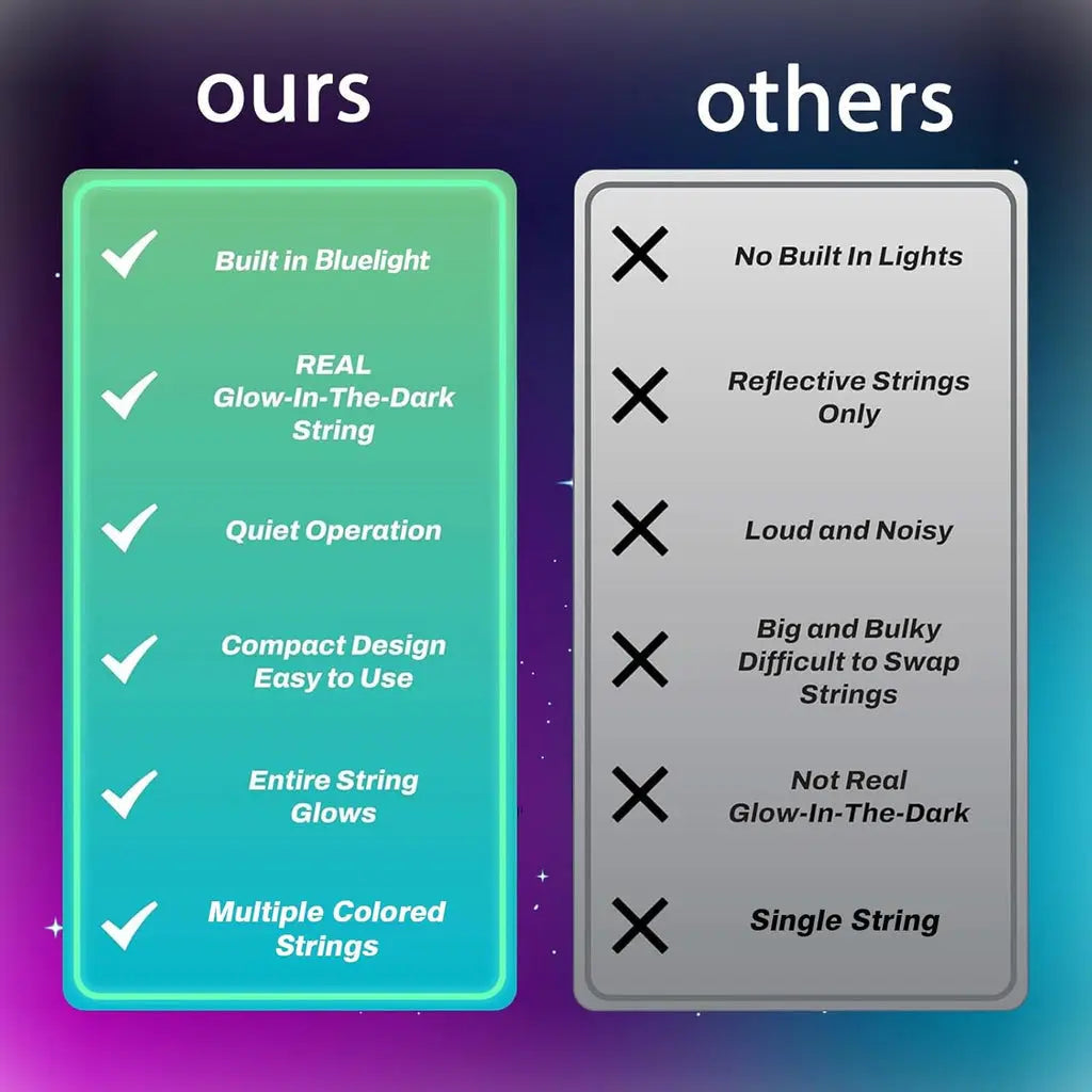 LED rope spinning launcher handheld toy