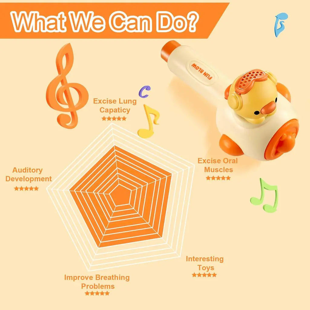 Lung Exercise Toy for Toddlers with 3 Functions