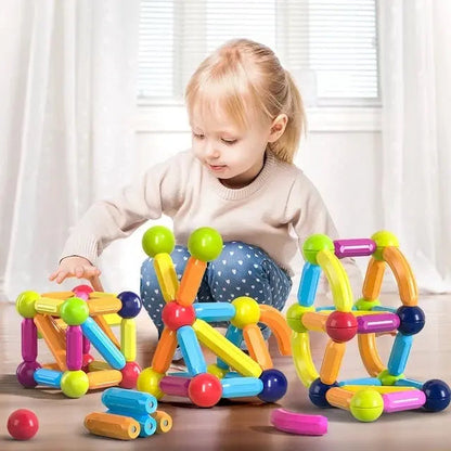 ToysWalaPK Magnetic Bar Blocks 25 PCS – STEM Learning Toy for Kids in Pakistan