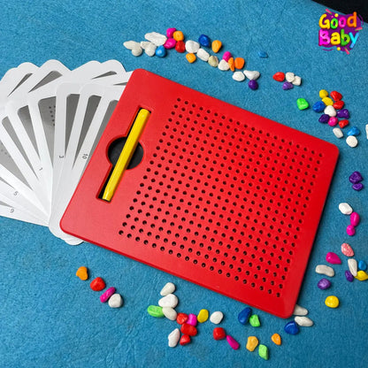 Magnetic bead drawing board for kids – ToysWalaPK educational toy