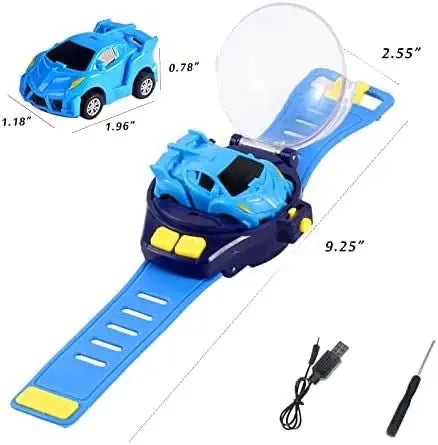 Mini Electric RC Car with Wrist Watch Controller – Kids Remote Control Toy by ToysWalaPK