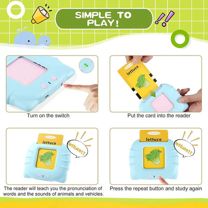 Montessori Talking Flash Card Learning Tool for Preschool Kids Pakistan”