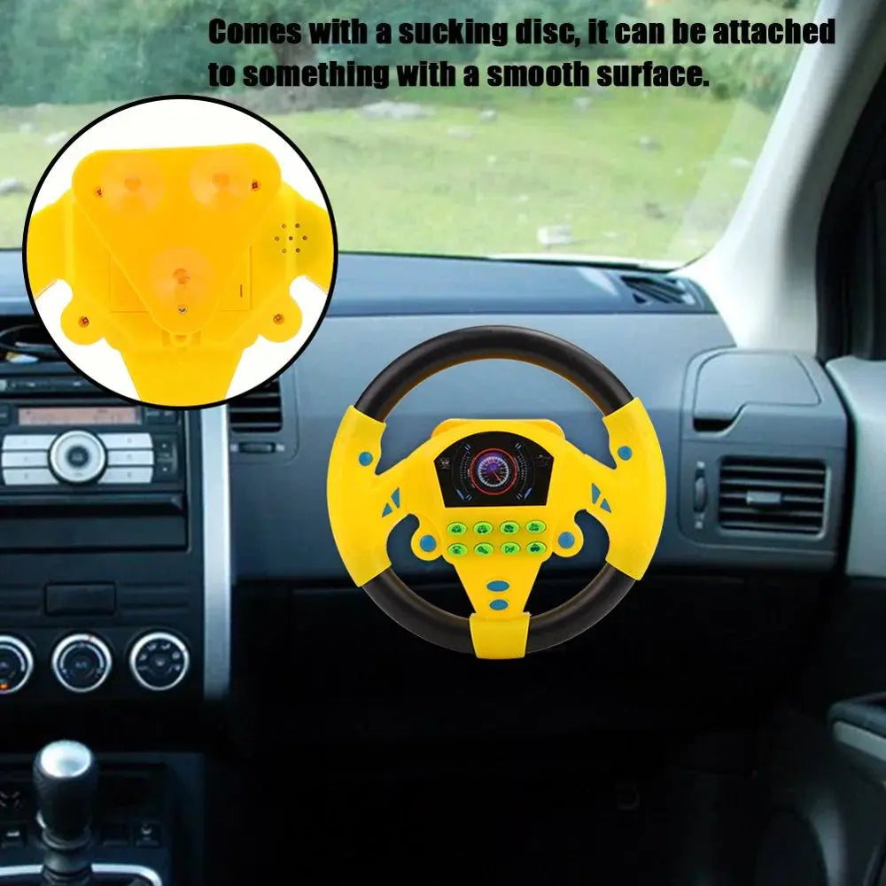 Musical Driving Wheel Toy for Toddlers