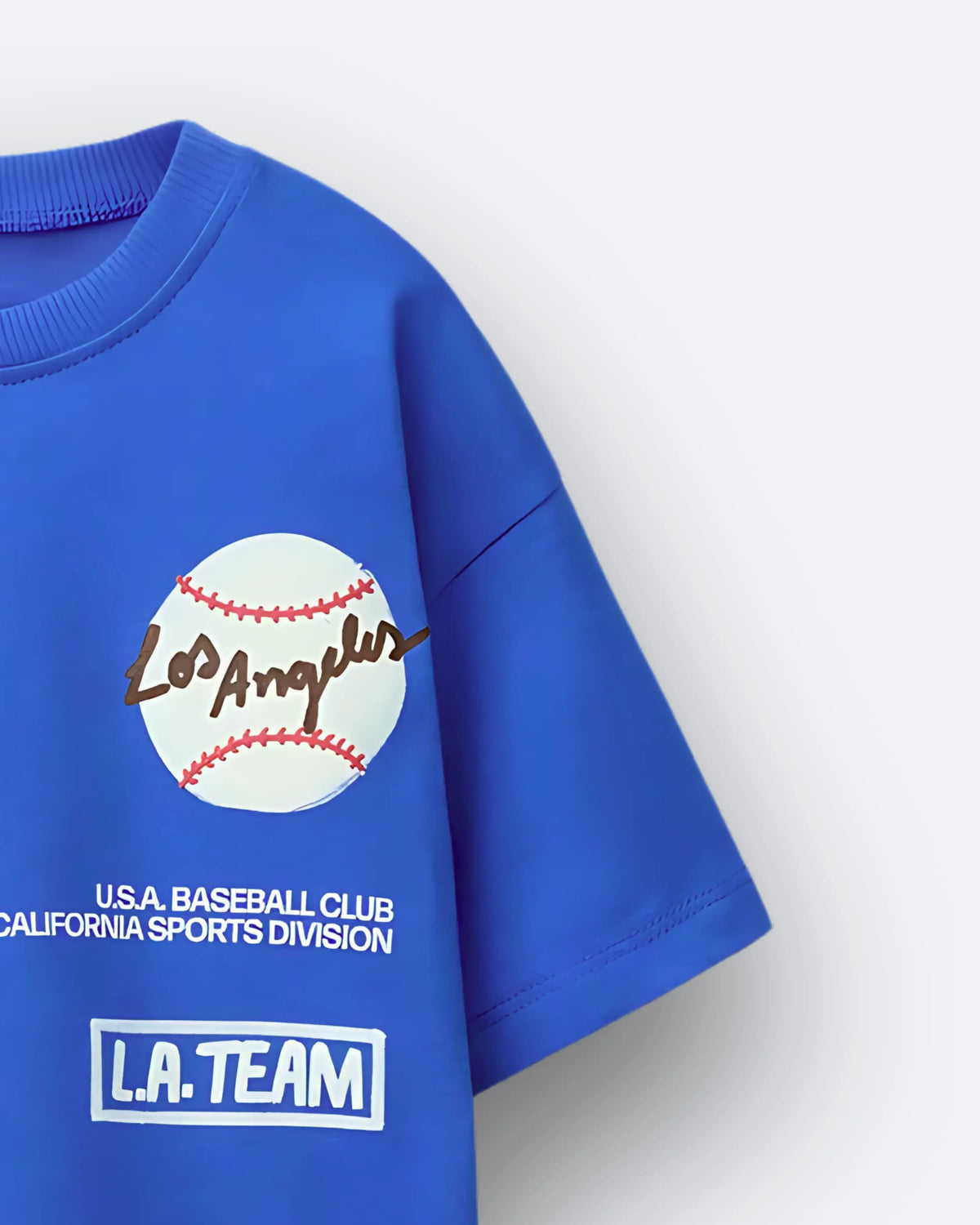 Oversized streetwear LA baseball tee