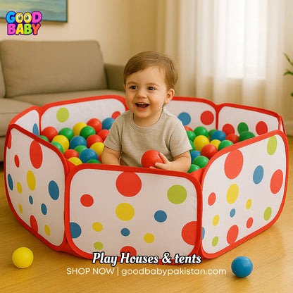 “Pop-up ball pit for toddlers indoor outdoor fun”