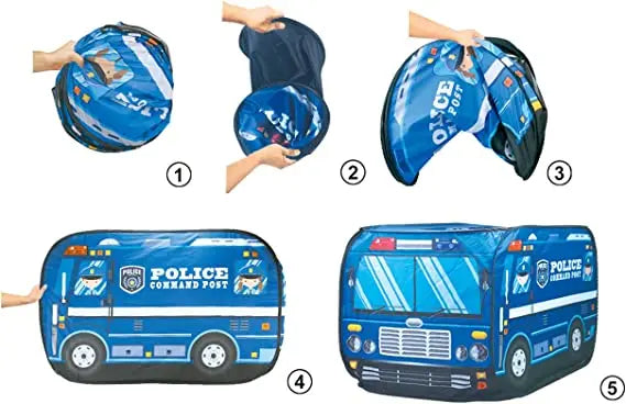 “Pop-up police car themed tent for kids Pakistan”