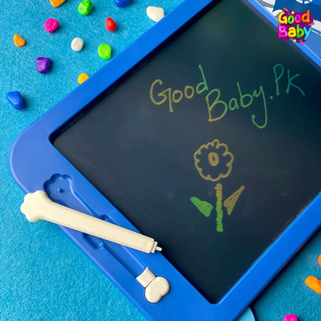 Portable LCD writing tablet for kids – eye-safe screen ToysWalaPK