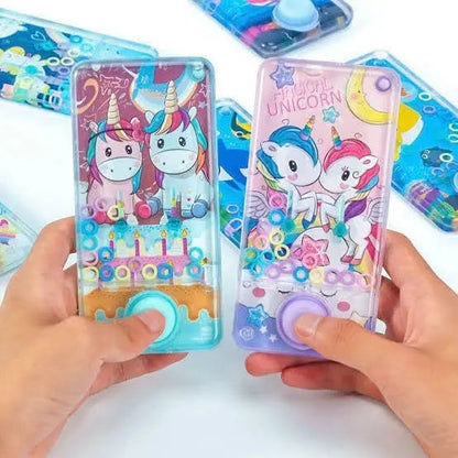Portable water game toy with undersea background