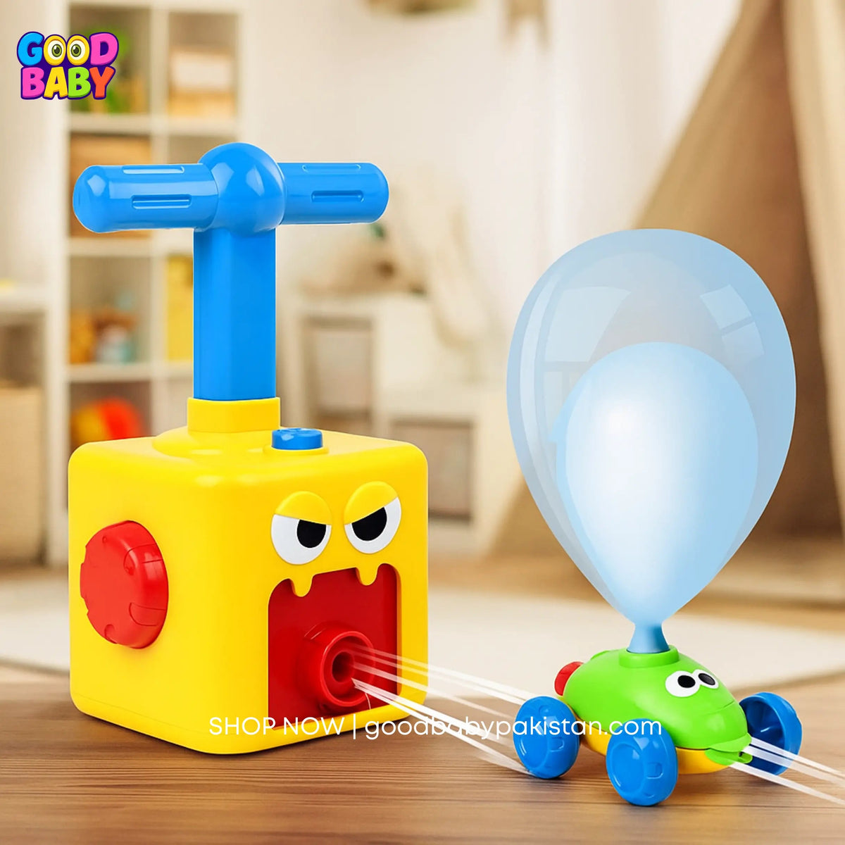 Power Balloon Launcher Car Toy for Kids – ToysWalaPK