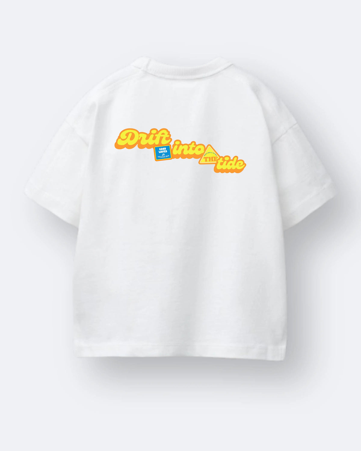 Premium cotton ocean waves t-shirt