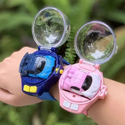 Kids Remote Control Wrist Watch Car – Mini Electric RC Racing Toy Pakistan