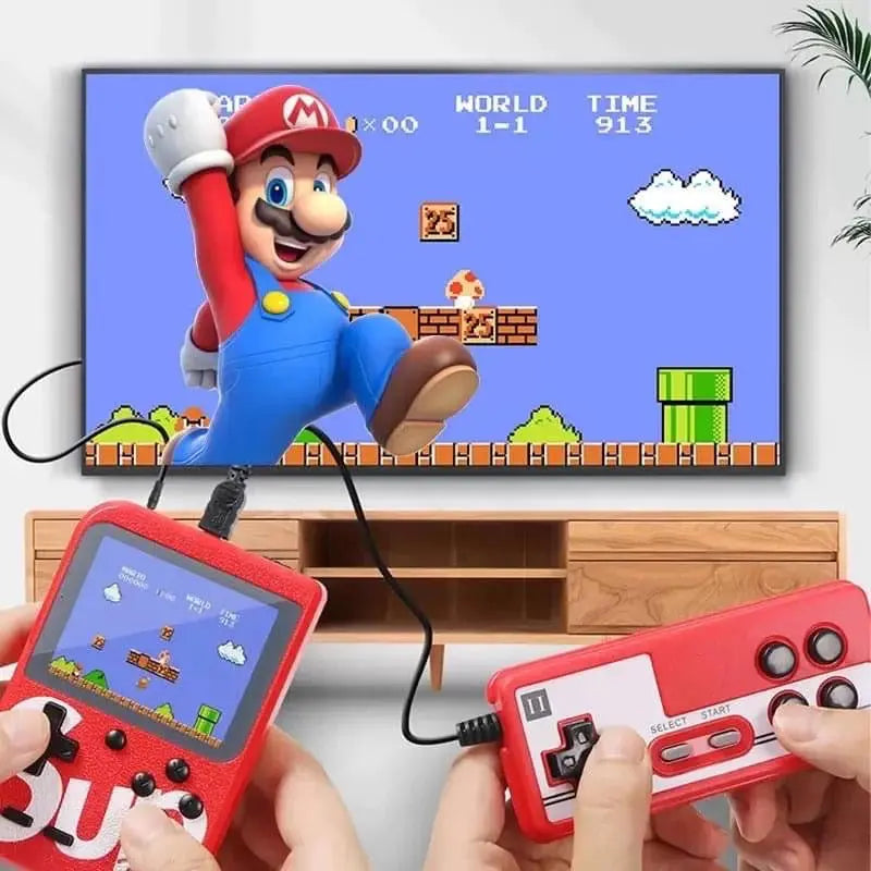 Retro SUP handheld game console with controller
