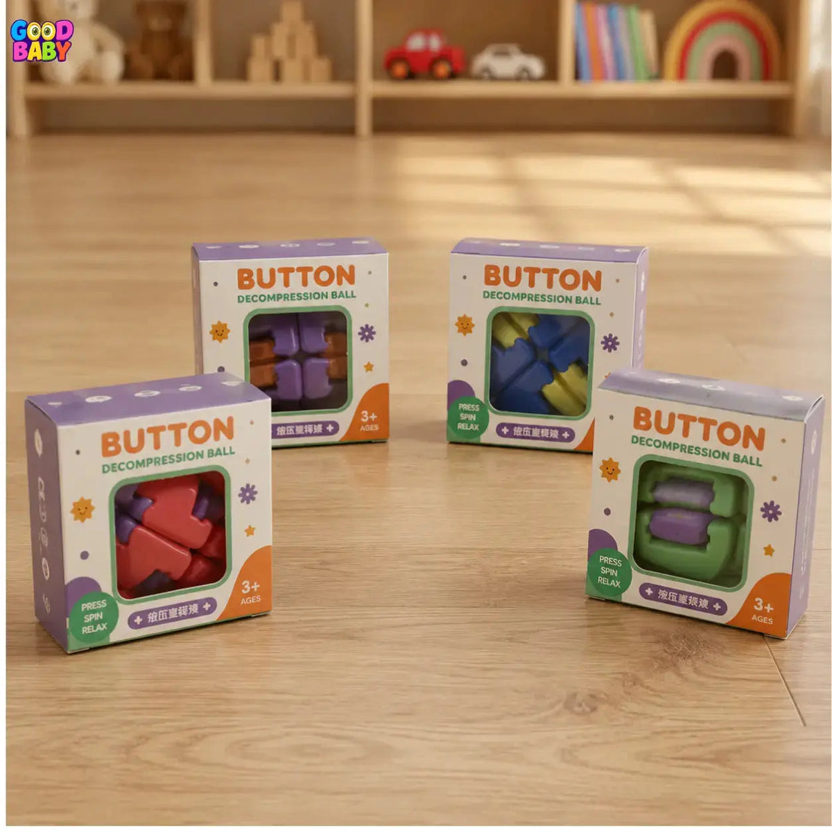 Round fidget toy for children