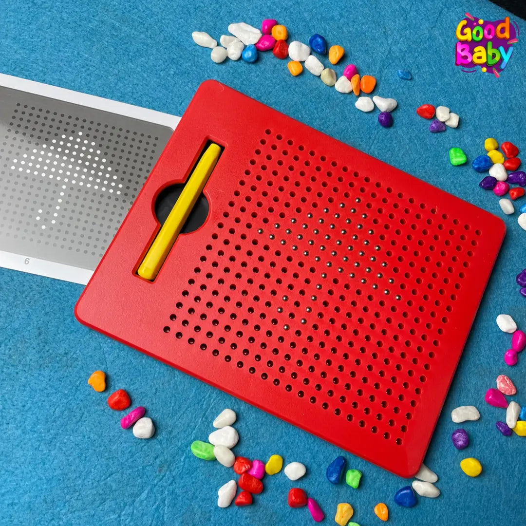 STEM learning magnetic pad with stylus for children