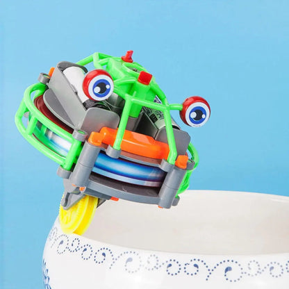 STEM physics robot spinning top toy