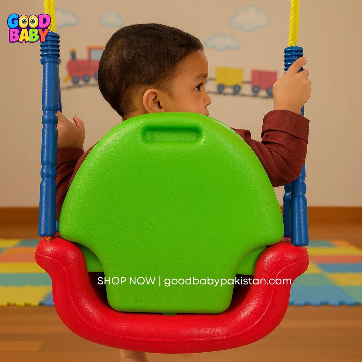 Safe baby swing set for toddlers