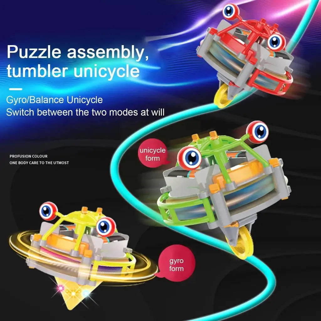 Self-balancing tightrope walking robot for kids