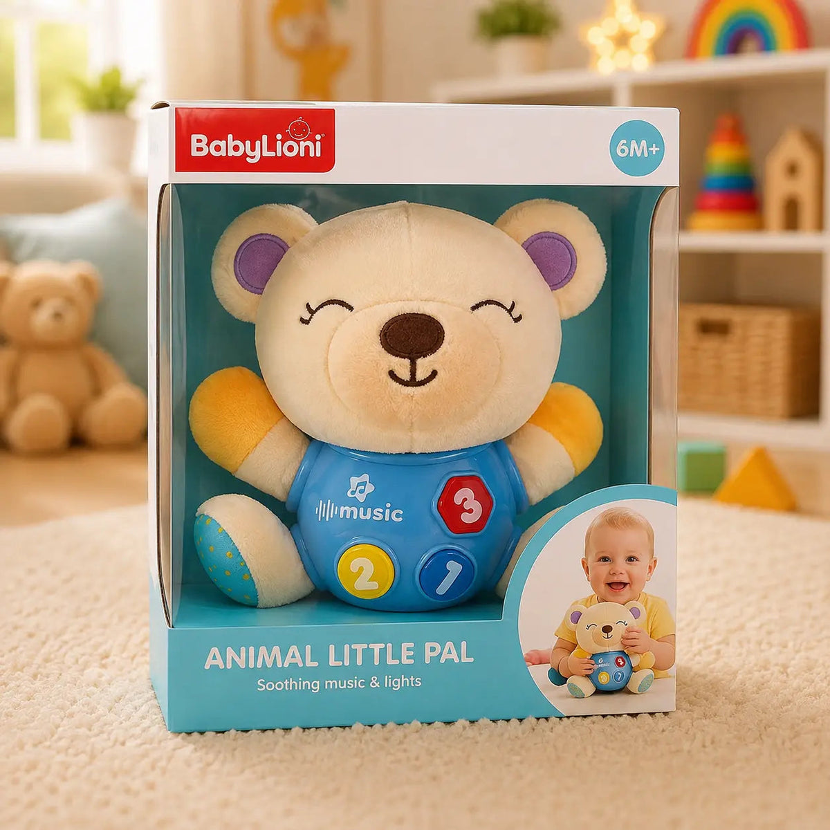 Sensory learning toy for babies and toddlers