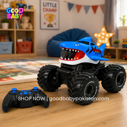 Shark RC Monster Truck Toy with 2.4G Remote Controller