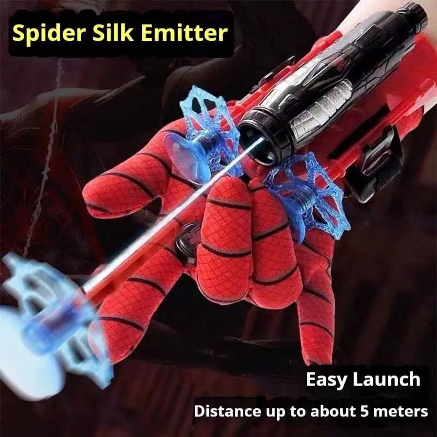 Spiderman costume shooter glove toy – safe suction dart launcher ToysWalaPK