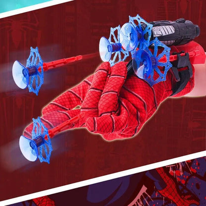 Spiderman glove with web shooter and darts – creative play toy for kids