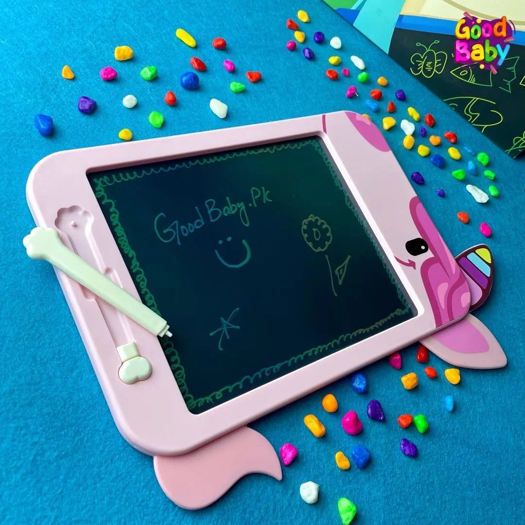 Toddler LCD drawing board with one-touch erase – ToysWalaPK