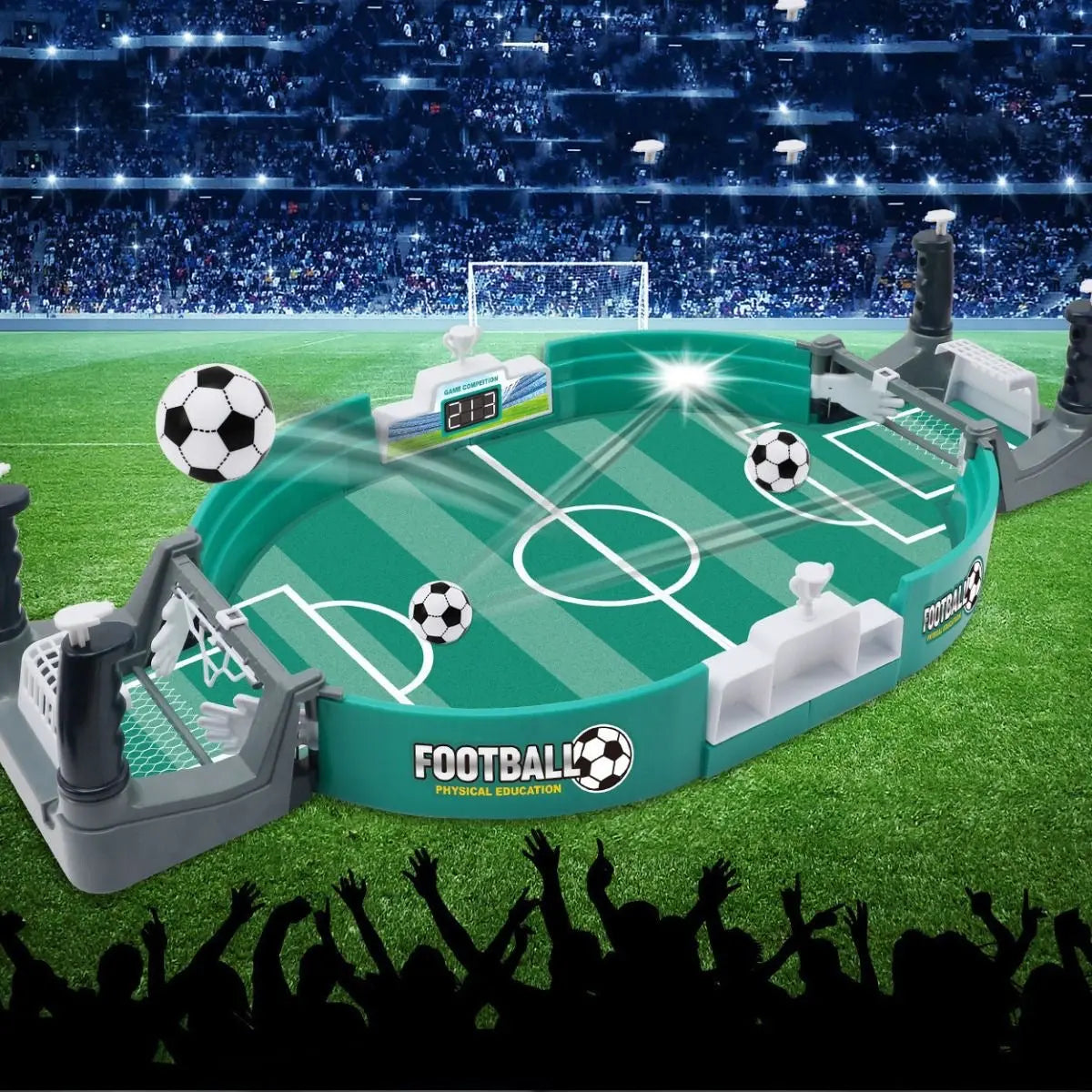 Tournament-style foosball table for kids