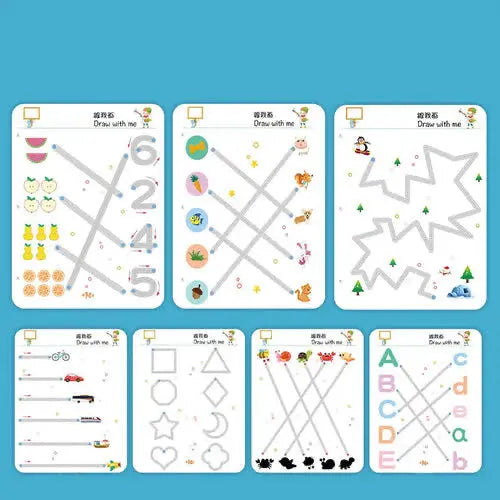 Tracing workbook with 64 reusable pages – ToysWalaPK