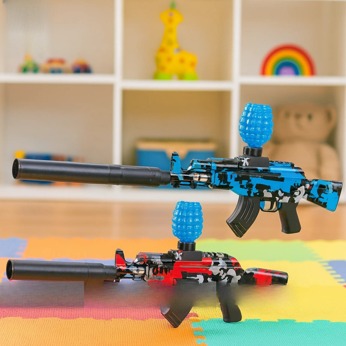 AK-47 Electric & Manual Gel Splatter Ball Blaster Gun | Integration Gun ToysWalaPK