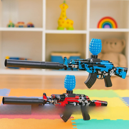 AK-47 Electric & Manual Gel Splatter Ball Blaster Gun | Integration Gun ToysWalaPK