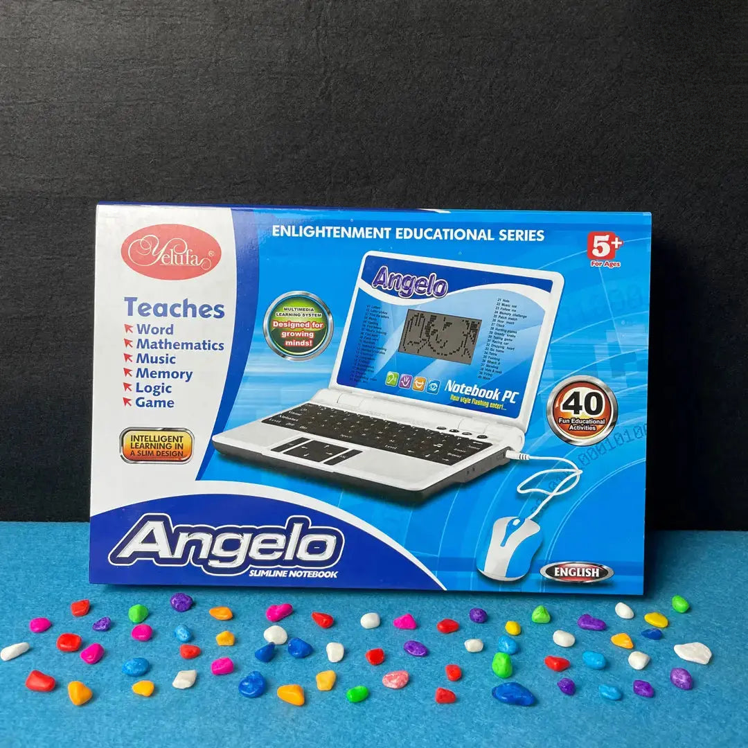 Interactive English learning machine for children – educational laptop toy