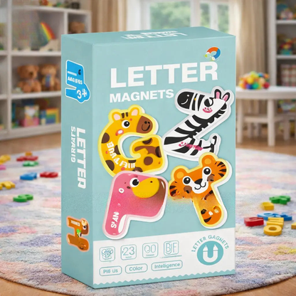 Animals and alphabets magnetic puzzle ToysWalaPK