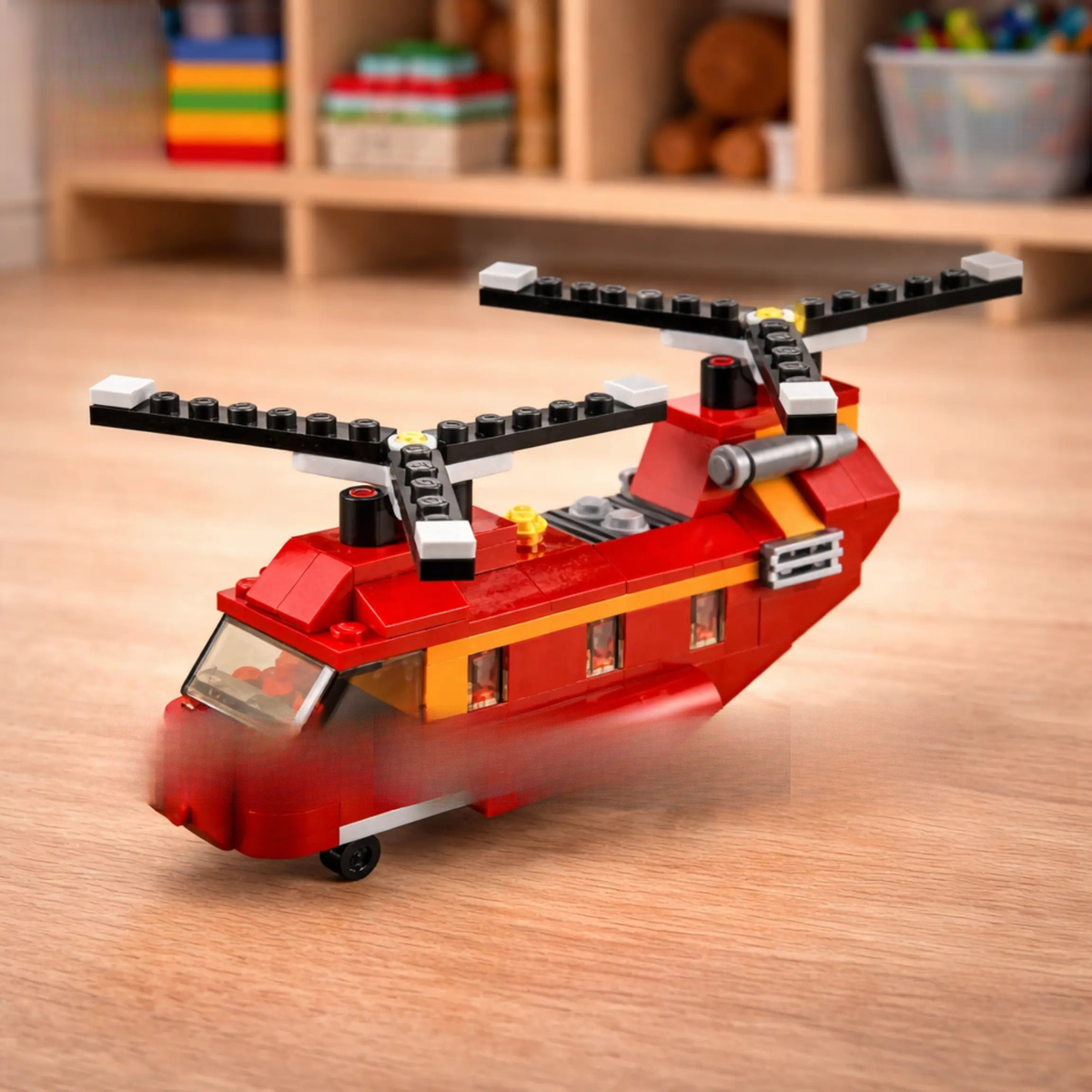kids helicopter block set