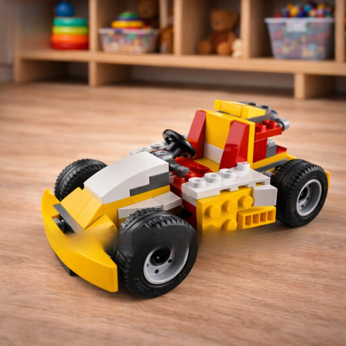 racer vehicle construction toy