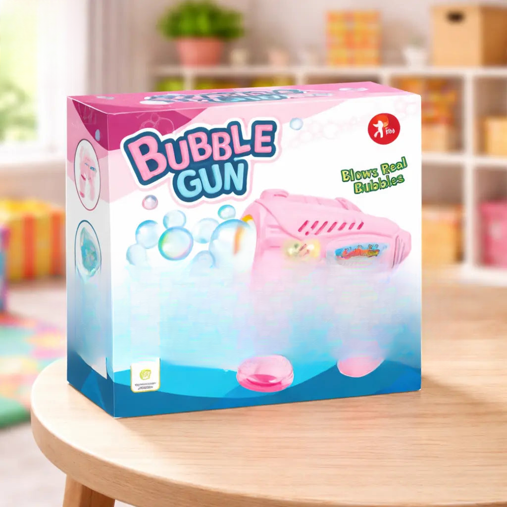 Safe bubble gun toy for kids