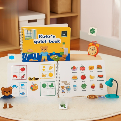 My First Quiet Book Paste Learning Educational Toy for Kids”