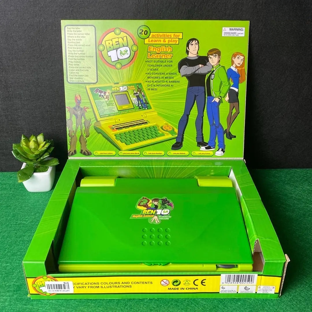 ben 10 learning laptop toy ToysWalaPK