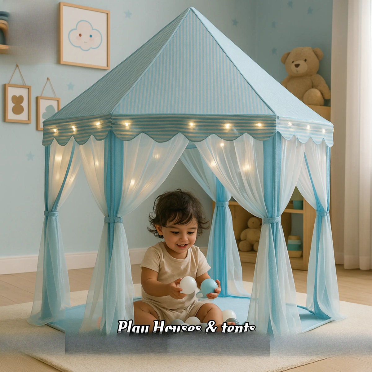 “Royal blue castle playhouse tent for children Pakistan”