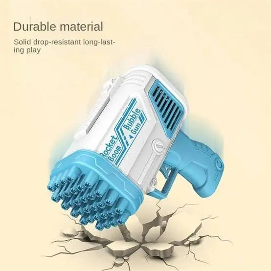 "High-Performance 36-Hole Bubble Gun Toy, Safe and Durable, Perfect for Birthday Parties and Outdoor Fun"