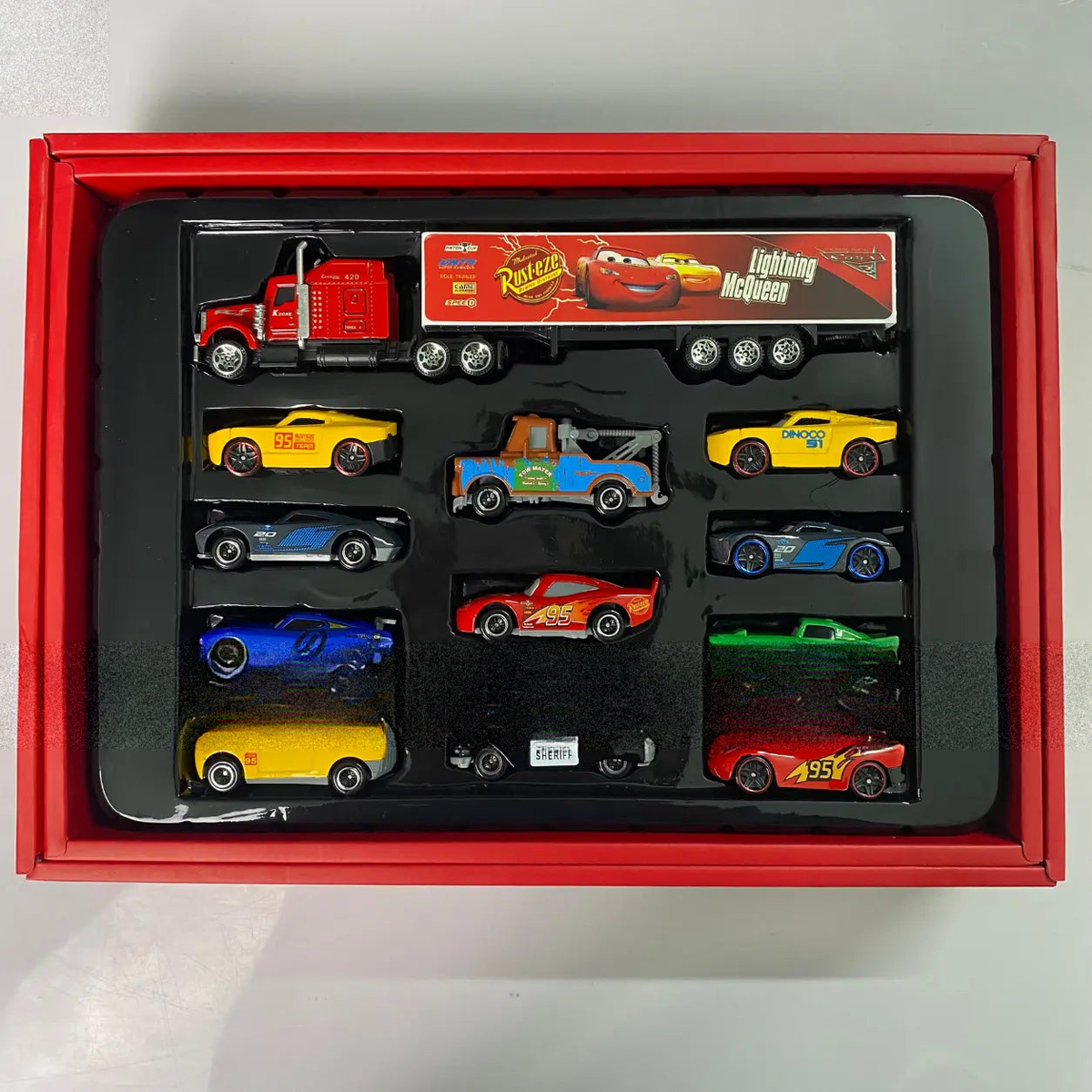 12-piece metal toy car collection for kids