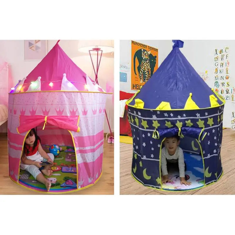 Kids' Magical Castle Play Tent: Portable Indoor Outdoor Adventure House