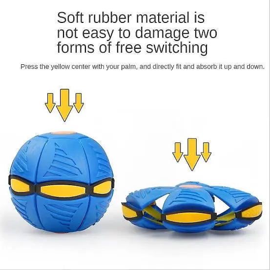 child tossing and catching UFO magic ball