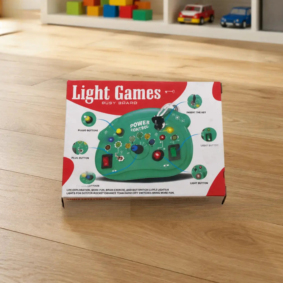 Children LED Busy Board Switch Toy ToysWalaPK