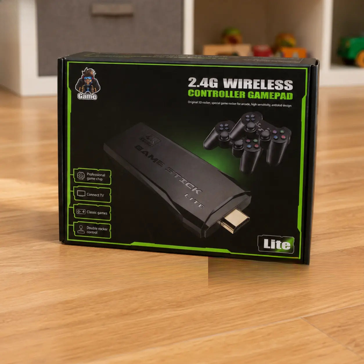 Console with 20,000 Games and 2 Wireless 2.4GHz Controllers – ToysWalaPK
