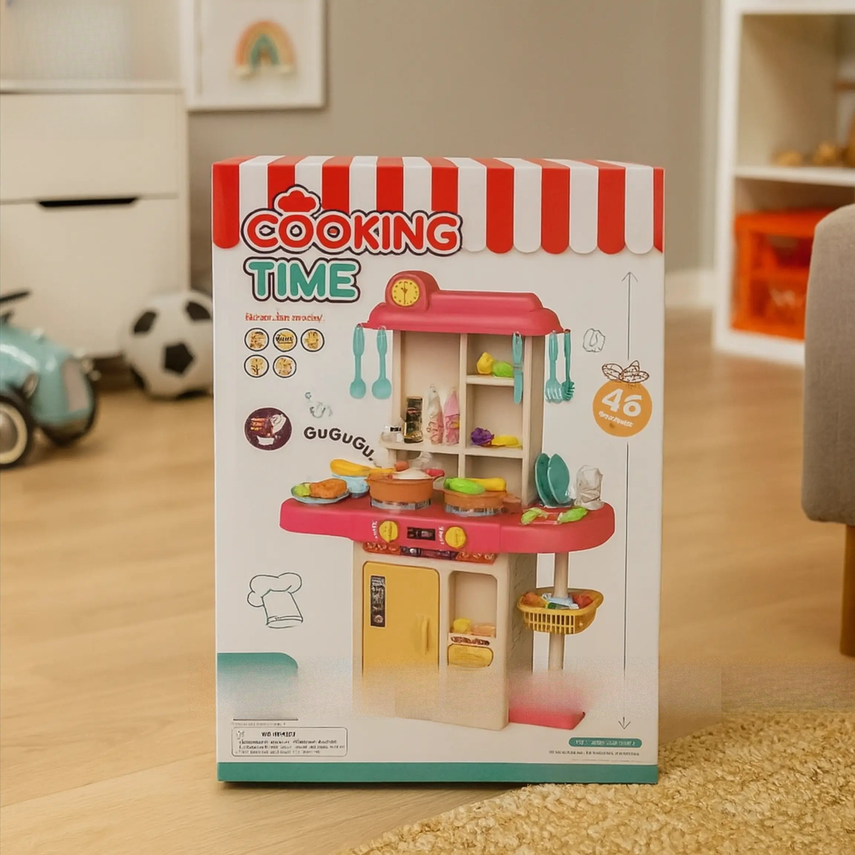 Pretend cooking kitchen toy for kids with accessories – ToysWalaPK